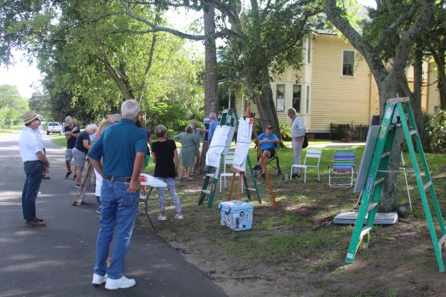 While the Ocean Highway and Port Authority is moving forward with a sale of a parcel of property near the Port of Fernandina, thanks to the efforts of community members who attended a meeting near the port, deed restrictions were placed on the sale. Photo by Julia Roberts/News-Leader