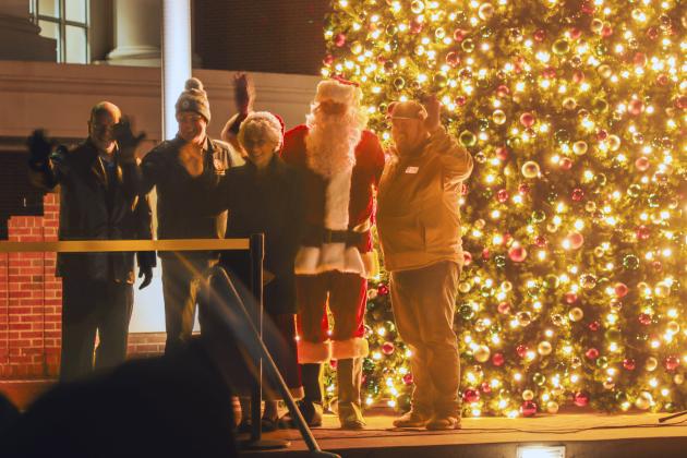 Nassau County's Annual Tree Lighting was held Friday at the Robert M. Foster Justice Center. This year the event was held as part of the yearlong bicentennial celebration. Photo by Ashley Chandler/News-Leader