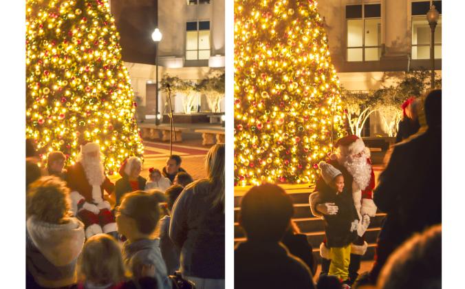 Nassau County's Annual Tree Lighting was held Friday at the Robert M. Foster Justice Center. This year the event was held as part of the yearlong bicentennial celebration. Photo by Ashley Chandler/News-Leader
