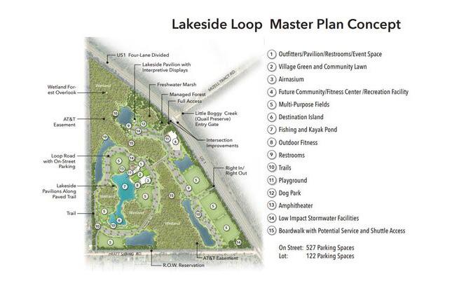 This concept map shows the master plan for Nassau County's Westside Regional Park. Submitted