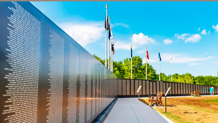 The traveling Memorial Wall will make its way to the Northeast Florida Fairgrounds this April. Submitted photo