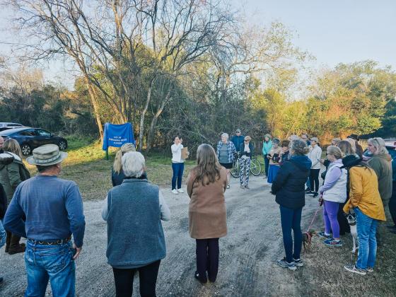 City Commissioner Joyce Tuten speaks at the sign-unveiling ceremony dedicating the city’s conservation land on North 11th Street to Bishop John Freeman Young. Photo by Ashley Chandler/News-Leader