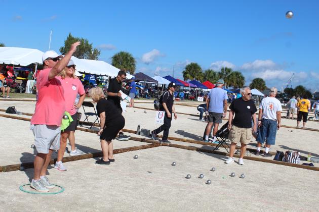 The Amelia Open is an annual pétanque tournament played on the Amelia River waterfront that brings in hundreds of visitors from around the globe to Fernandina Beach and is a boost to the local economy.