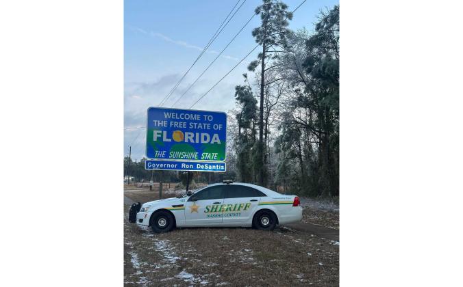 The Nassau County Sheriff's Office shared this photo on social media. Submitted