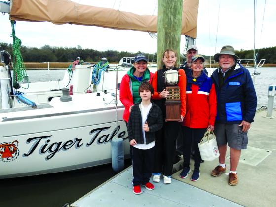 Bill, Anne, Anna, Sarah and Christopher Kavanaugh and John Drake with the Ice Bucket trophy. Submitted photo