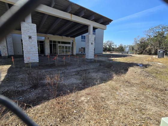 This site, just over the Shave Bridge on Amelia Island, has been found in violation of the codes of Fernandina Beach; the owner has been put on notice by Code Enforcement to clean it up or pay fines. Photo by Julia Roberts/News-Leader