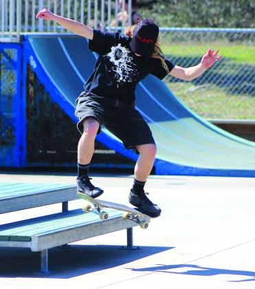 Pinson, the area’s first Game Changers, demonstrates her skills. Photo by Beth Jones/News-Leader