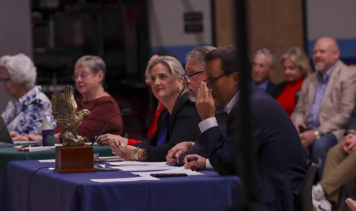 Judges at the 2025 Constitution Bowl. Photo by Ashley Chandler/News-Leader