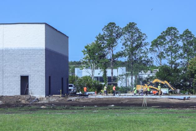 Construction continued April 11 on Discount Tire at 464069 SR 200, in Yulee. Photo by Ashley Chandler/News-Leader