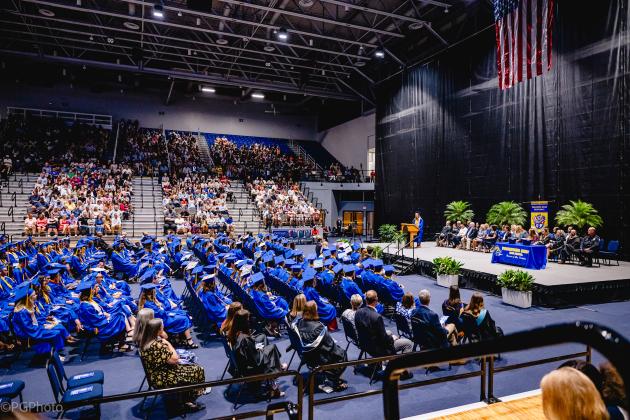 The Fernandina Beach High School Class of 2025 graduation ceremony was held Saturday at the University of North Florida Arena in Jacksonville. Photo by Penny Glackin/Special to the News-Leader