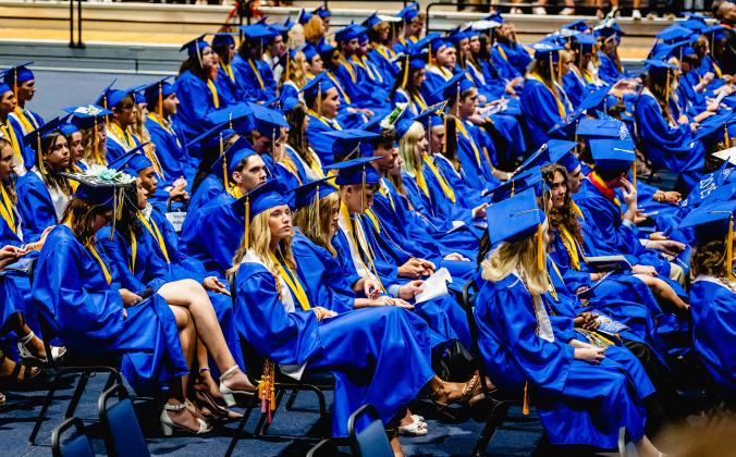 The Fernandina Beach High School Class of 2025 graduation ceremony was held Saturday at the University of North Florida Arena in Jacksonville. Photo by Penny Glackin/Special to the News-Leader