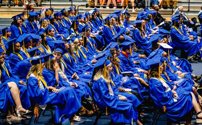 The Fernandina Beach High School Class of 2025 graduation ceremony was held Saturday at the University of North Florida Arena in Jacksonville. Photo by Penny Glackin/Special to the News-Leader