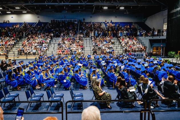 The Fernandina Beach High School Class of 2025 graduation ceremony was held Saturday at the University of North Florida Arena in Jacksonville. Photo by Penny Glackin/Special to the News-Leader