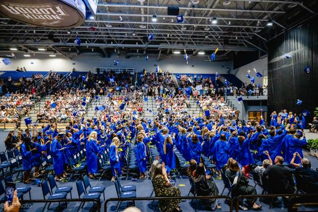 The Fernandina Beach High School Class of 2025 graduation ceremony was held Saturday at the University of North Florida Arena in Jacksonville. Photo by Penny Glackin/Special to the News-Leader