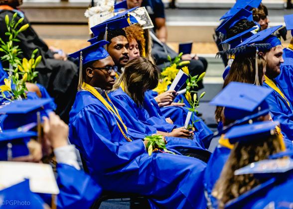 The Fernandina Beach High School Class of 2025 graduation ceremony was held Saturday at the University of North Florida Arena in Jacksonville. Photo by Penny Glackin/Special to the News-Leader