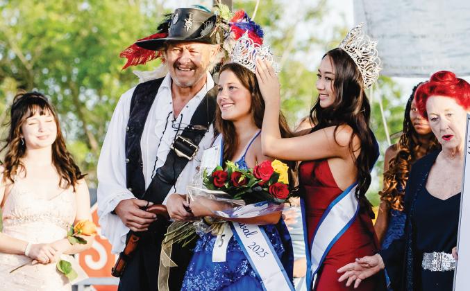 Bo Gatti was crowned Miss Shrimp Fest during the 2025 Shrimp Festival Pageant. Photo by Penny Glackin/Special to the News-Leader