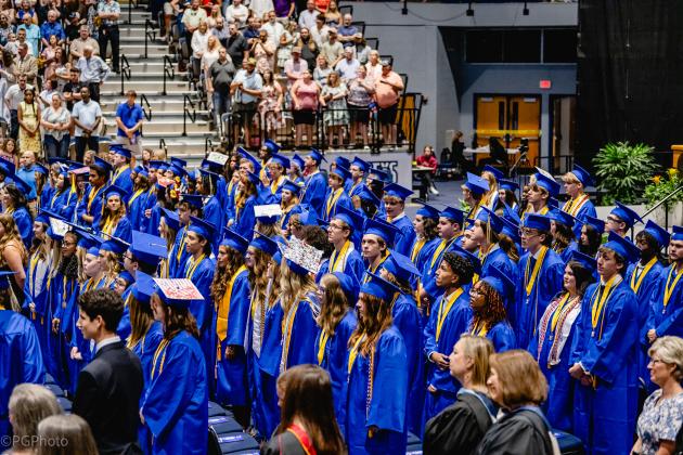 The Fernandina Beach High School Class of 2025 graduation ceremony was held Saturday at the University of North Florida Arena in Jacksonville. Photo by Penny Glackin/Special to the News-Leader