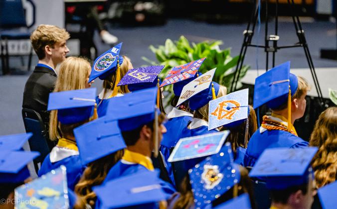 The Fernandina Beach High School Class of 2025 graduation ceremony was held Saturday at the University of North Florida Arena in Jacksonville. Photo by Penny Glackin/Special to the News-Leader