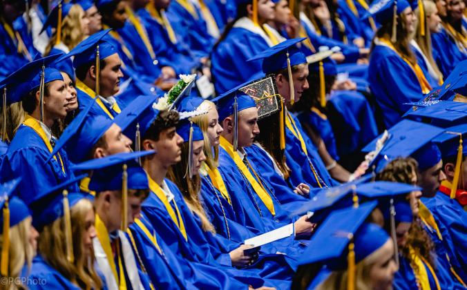 The Fernandina Beach High School Class of 2025 graduation ceremony was held Saturday at the University of North Florida Arena in Jacksonville. Photo by Penny Glackin/Special to the News-Leader