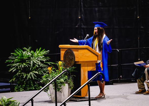 The Fernandina Beach High School Class of 2025 graduation ceremony was held Saturday at the University of North Florida Arena in Jacksonville. Photo by Penny Glackin/Special to the News-Leader