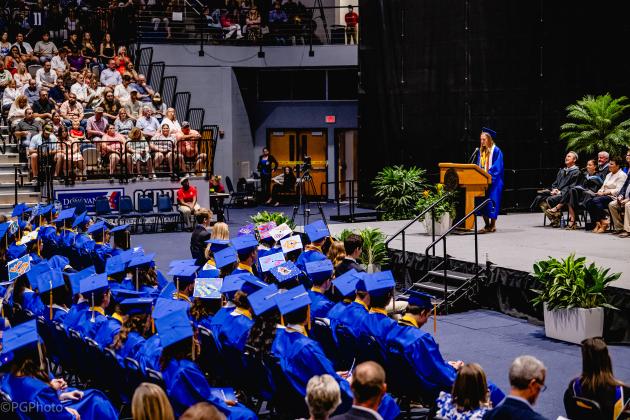 The Fernandina Beach High School Class of 2025 graduation ceremony was held Saturday at the University of North Florida Arena in Jacksonville. Photo by Penny Glackin/Special to the News-Leader