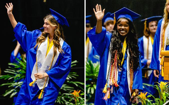 The Fernandina Beach High School Class of 2025 graduation ceremony was held Saturday at the University of North Florida Arena in Jacksonville. Photo by Penny Glackin/Special to the News-Leader
