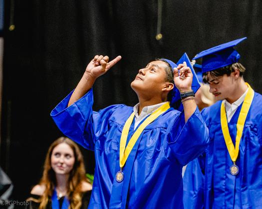 The Fernandina Beach High School Class of 2025 graduation ceremony was held Saturday at the University of North Florida Arena in Jacksonville. Photo by Penny Glackin/Special to the News-Leader