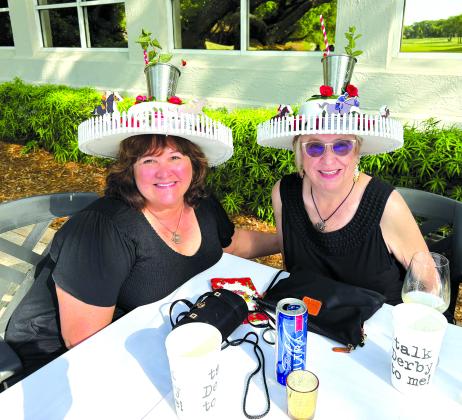 Liz Ritter and Maggi O’Brien wore the best hats. Submitted