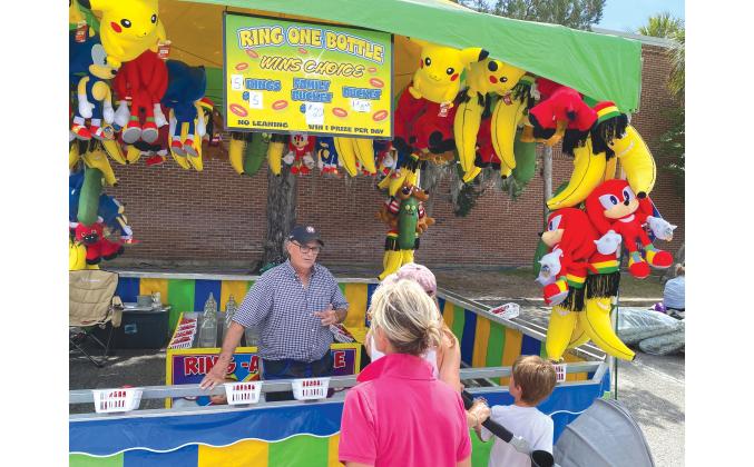 Kid's Zone on Saturday at the 60th anniversary Isle of Eight Flags Shrimp Festival. Photo by Beth Jones/News-Leader