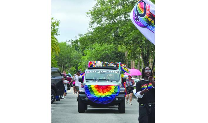 The annual Fernandina Beach Pride Parade and Pride Festival were held over the weekend. Photo by Julia Roberts/News-Leader