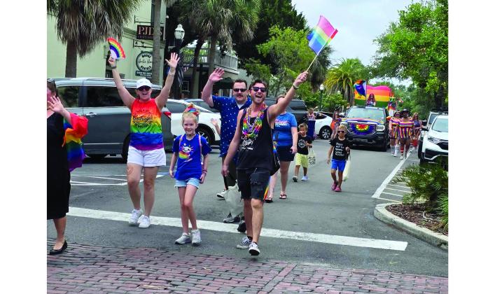 The annual Fernandina Beach Pride Parade and Pride Festival were held over the weekend. Photo by Julia Roberts/News-Leader