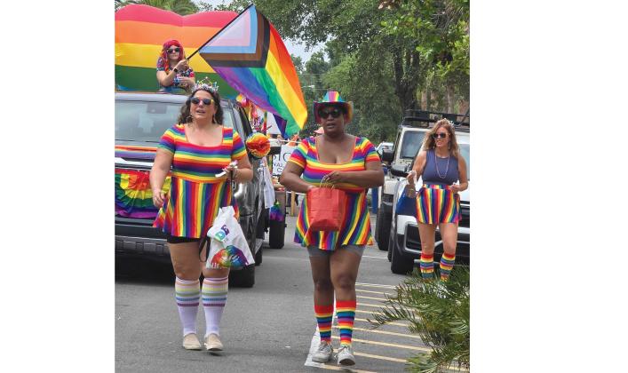 The annual Fernandina Beach Pride Parade and Pride Festival were held over the weekend. Photo by Julia Roberts/News-Leader