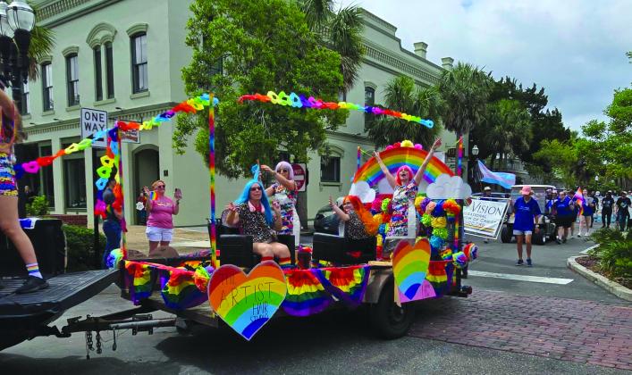The annual Fernandina Beach Pride Parade and Pride Festival were held over the weekend. Photo by Julia Roberts/News-Leader