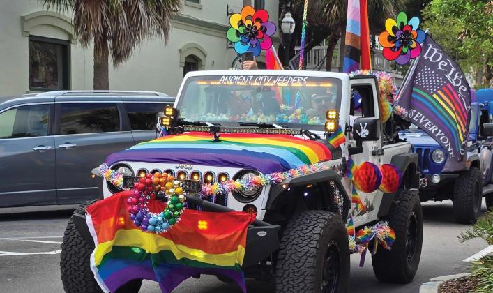 The annual Fernandina Beach Pride Parade and Pride Festival were held over the weekend. Photo by Julia Roberts/News-Leader