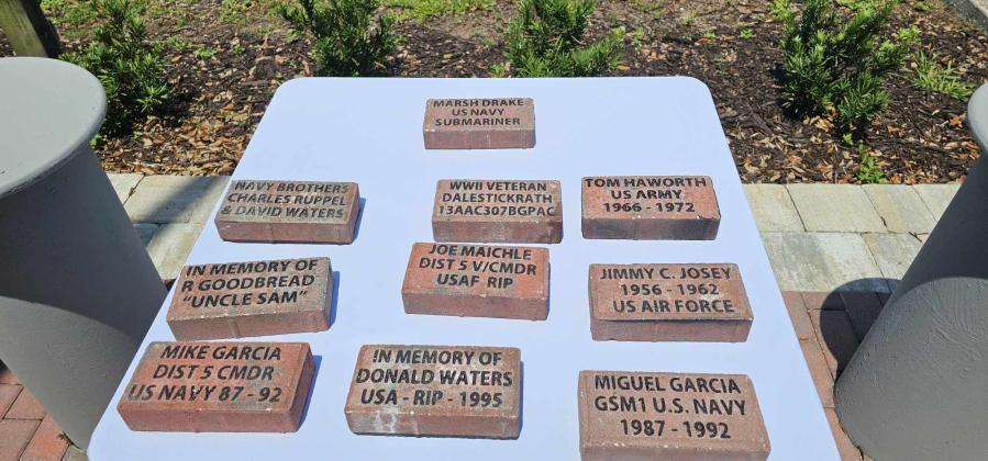 American Legion Post 54 held a brick laying ceremony to honor veterans on Memorial Day. photos courtesy Post 54