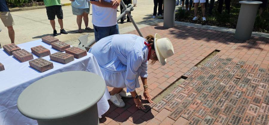 American Legion Post 54 held a brick laying ceremony to honor veterans on Memorial Day. photos courtesy Post 54