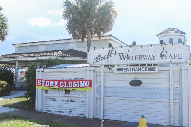 The city is working to find a solution of what to do at the site of Brett’s Waterway Cafe. Photo by Ashley Chandler/News-Leader
