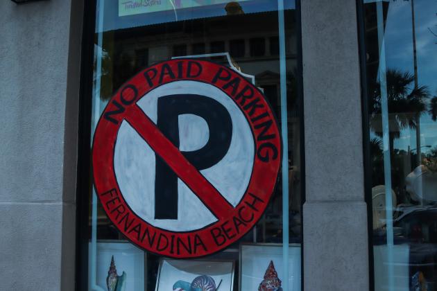 Many downtown business owners are frustrated with the prospect of paid parking downtown in Fernandina Beach. Photo by Ashley Chandler/News-Leader