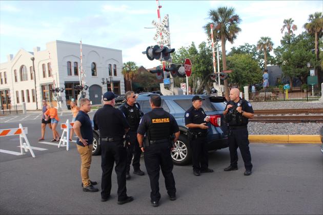 Fernandina Beach Police Department at National Night Out. Photos by Marisa DeMar/News-Leader 