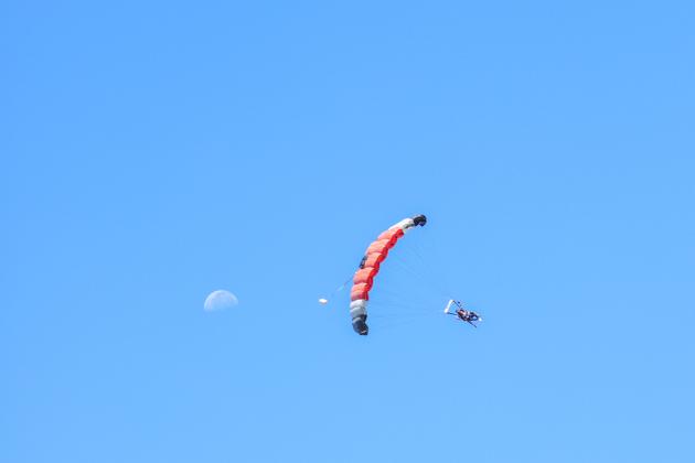 Skydive instructor Trevor mid-air with Skydive Amelia Island customer Mallory on Aug. 15. Skydive Amelia Island is a local skydiving business that runs out of the Fernandina Beach Municipal Airport, and is located directly behind the Ybor Alvarez Sports Complex. 