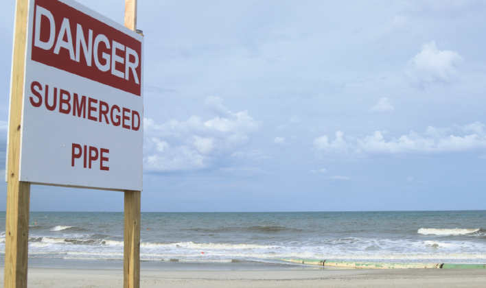 The Army Corps of Engineers oversaw the most recent beach renourishment project from the St. Marys Channel south to seaside park. Photo by Ashley Chandler/News-Leader