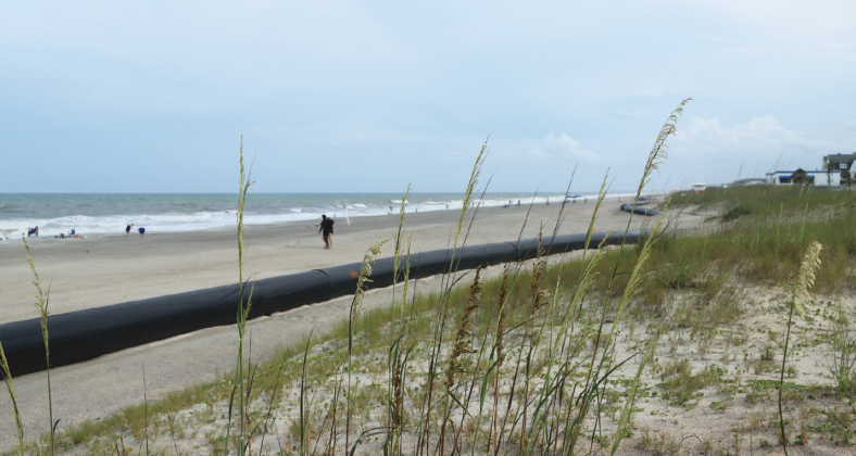The Army Corps of Engineers oversaw the most recent beach renourishment project from the St. Marys Channel south to seaside park. Photo by Ashley Chandler/News-Leader