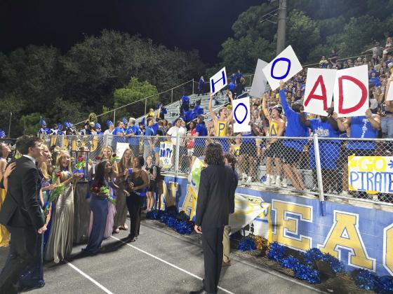 A member of the homecoming court is asked to the Fernandina Beach homecoming dance. Ashley Chandler/News-Leader