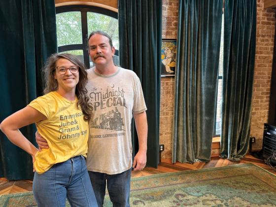 Below, Audrey and Brandon Jones, owners of Tigre Island Room, located at 10 N. 2nd St. Photo by Nick Blank/News-Leader
