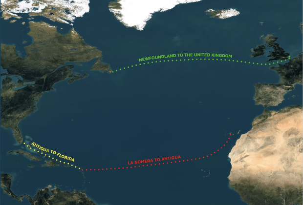 A map of the Hometown Row route Courtesy of Dawn Smith’s website 