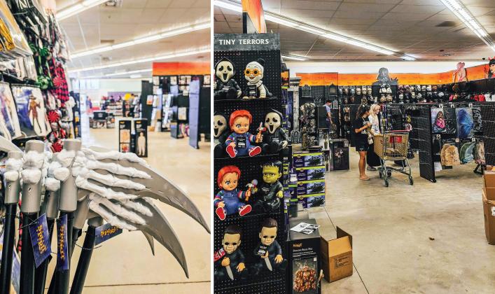 Spirit Halloween now open in Yulee has a wide variety of costumes and props. Photos by Ashley Chandler/News-Leader