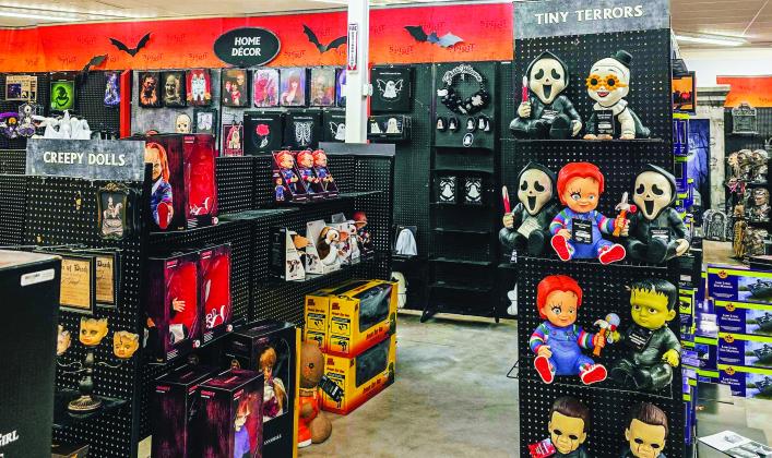 Spirit Halloween now open in Yulee has a wide variety of costumes and props. Photos by Ashley Chandler/News-Leader