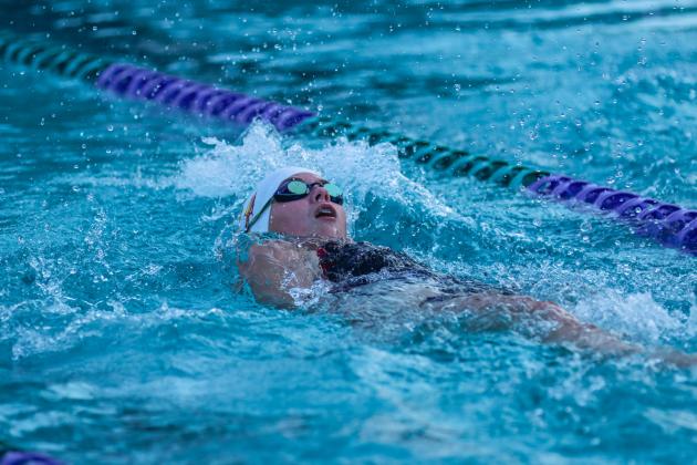 The Fernandina Beach swim team hosted the Nassau County Swim Jamboree on Aug. 28 at the Atlantic Recreation Center. The Pirates hosted the Yulee High School Hornets, West Nassau High School Warriors and the Hilliard Middle Senior School Red Flashes at the Thursday meet. Photo by Ashley Chandler/News-Leader