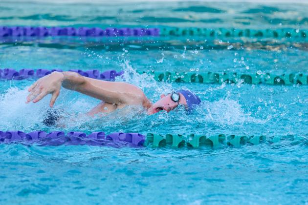 The Fernandina Beach swim team hosted the Nassau County Swim Jamboree on Aug. 28 at the Atlantic Recreation Center. The Pirates hosted the Yulee High School Hornets, West Nassau High School Warriors and the Hilliard Middle Senior School Red Flashes at the Thursday meet. Photo by Ashley Chandler/News-Leader