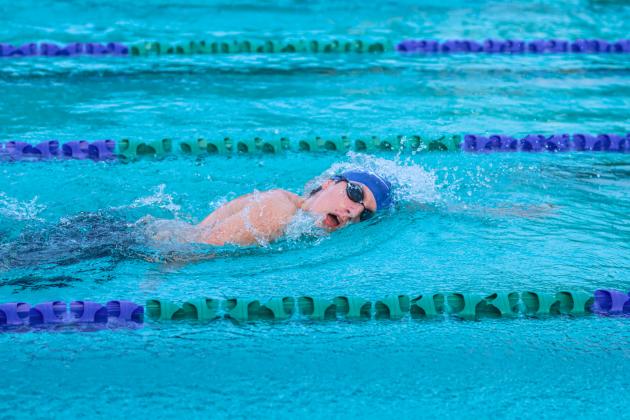 The Fernandina Beach swim team hosted the Nassau County Swim Jamboree on Aug. 28 at the Atlantic Recreation Center. The Pirates hosted the Yulee High School Hornets, West Nassau High School Warriors and the Hilliard Middle Senior School Red Flashes at the Thursday meet. Photo by Ashley Chandler/News-Leader
